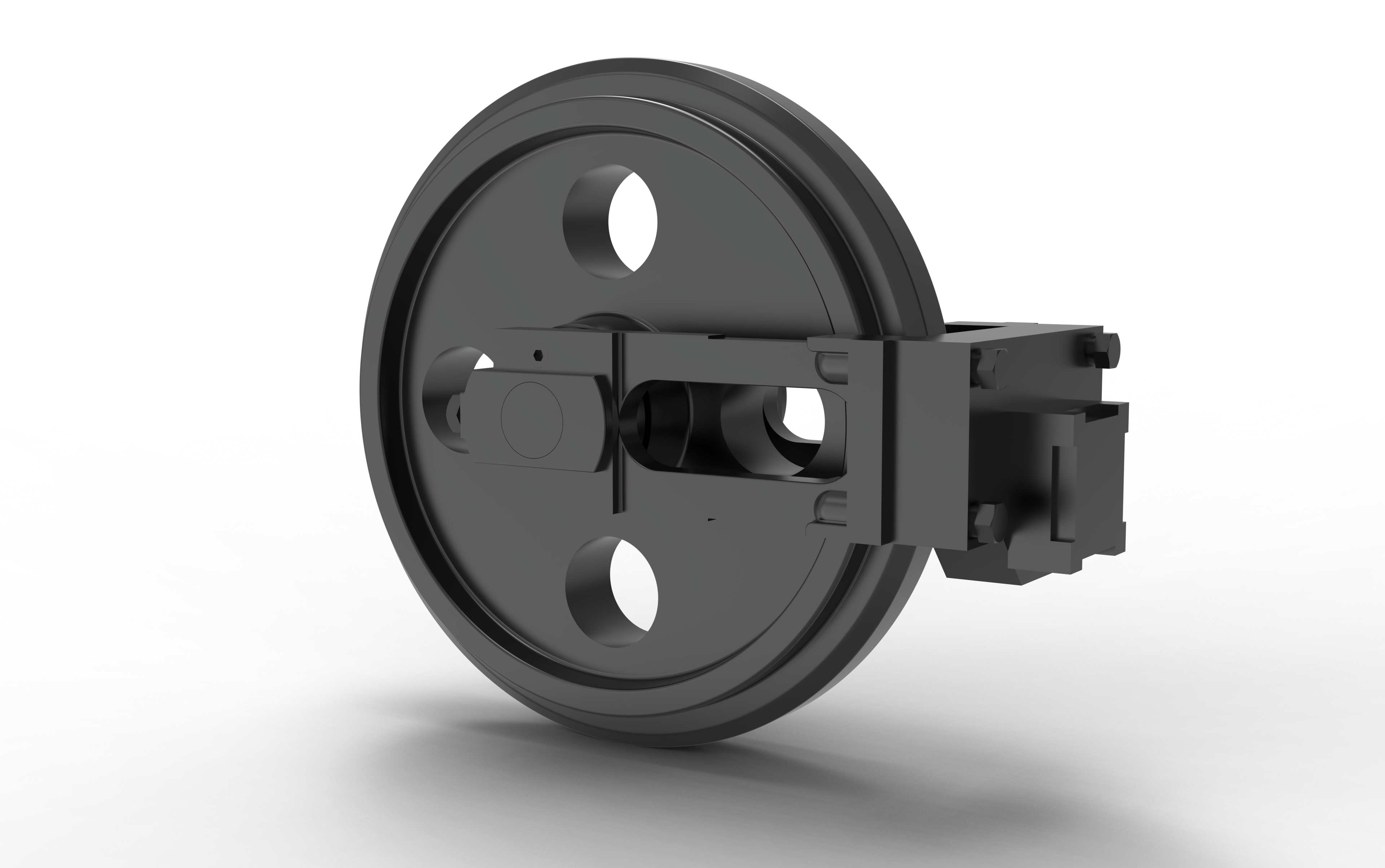 238/10165 - JCB Leitrad mit Halter.