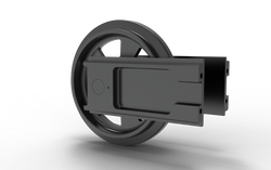 Leitrad mit Halter für Komatsu PC14R HS-2.