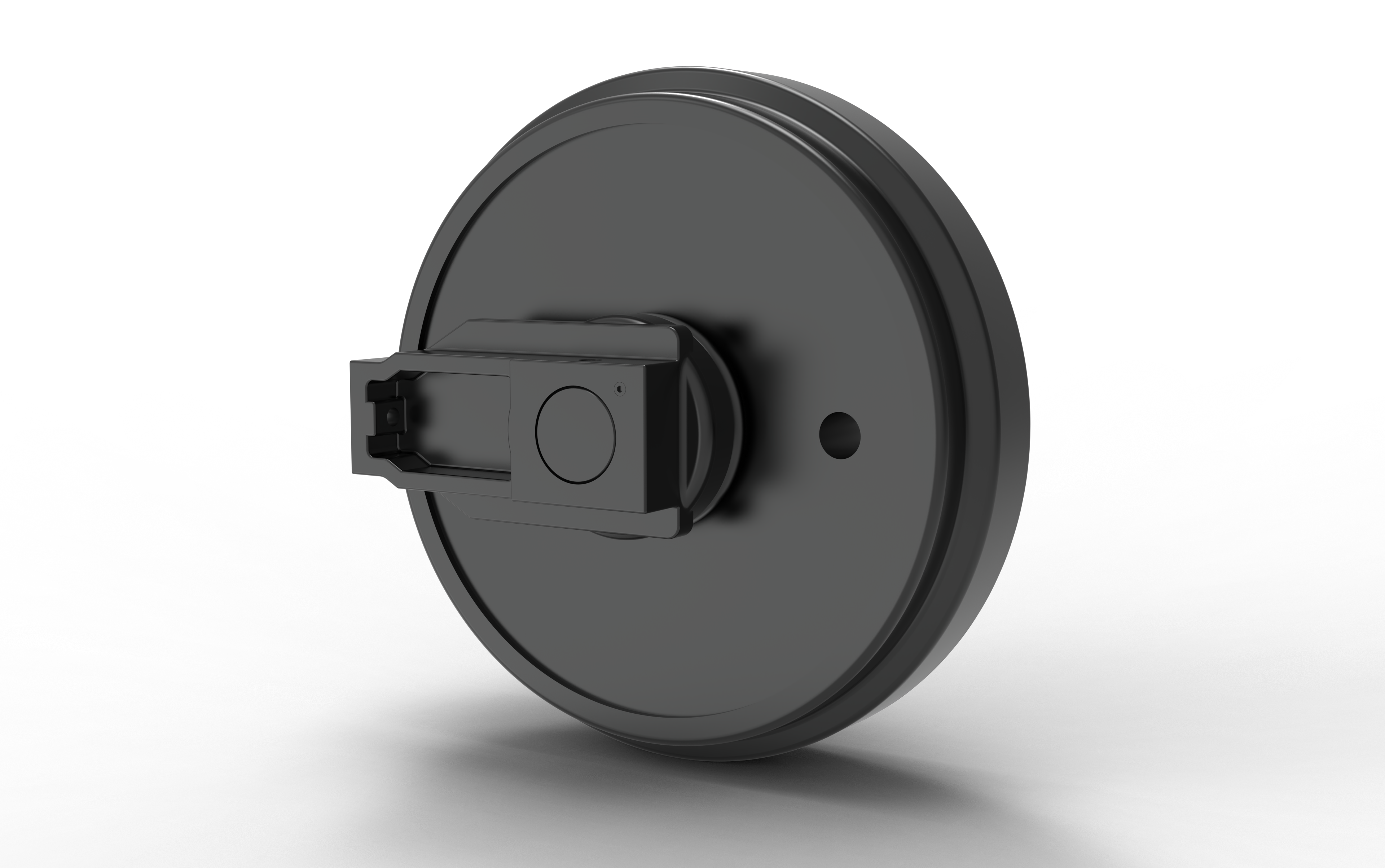 Leitrad mit Halter für JCB JS131 LC.