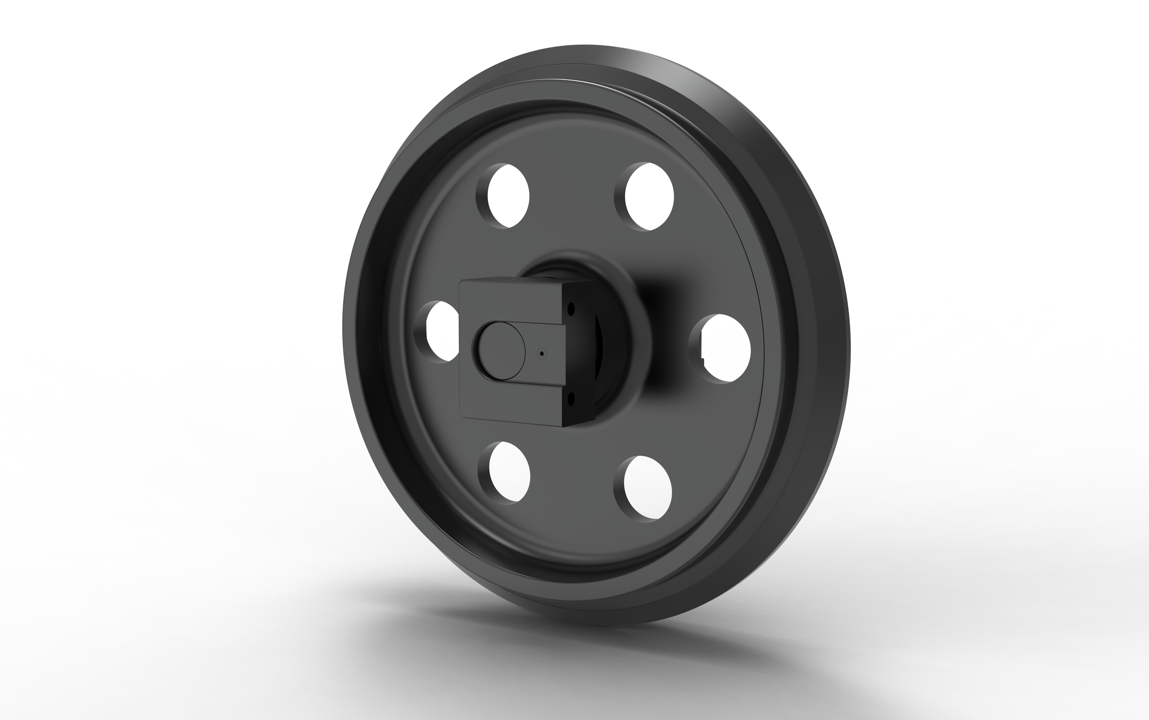 Leitrad mit Halter für Case CX80C.