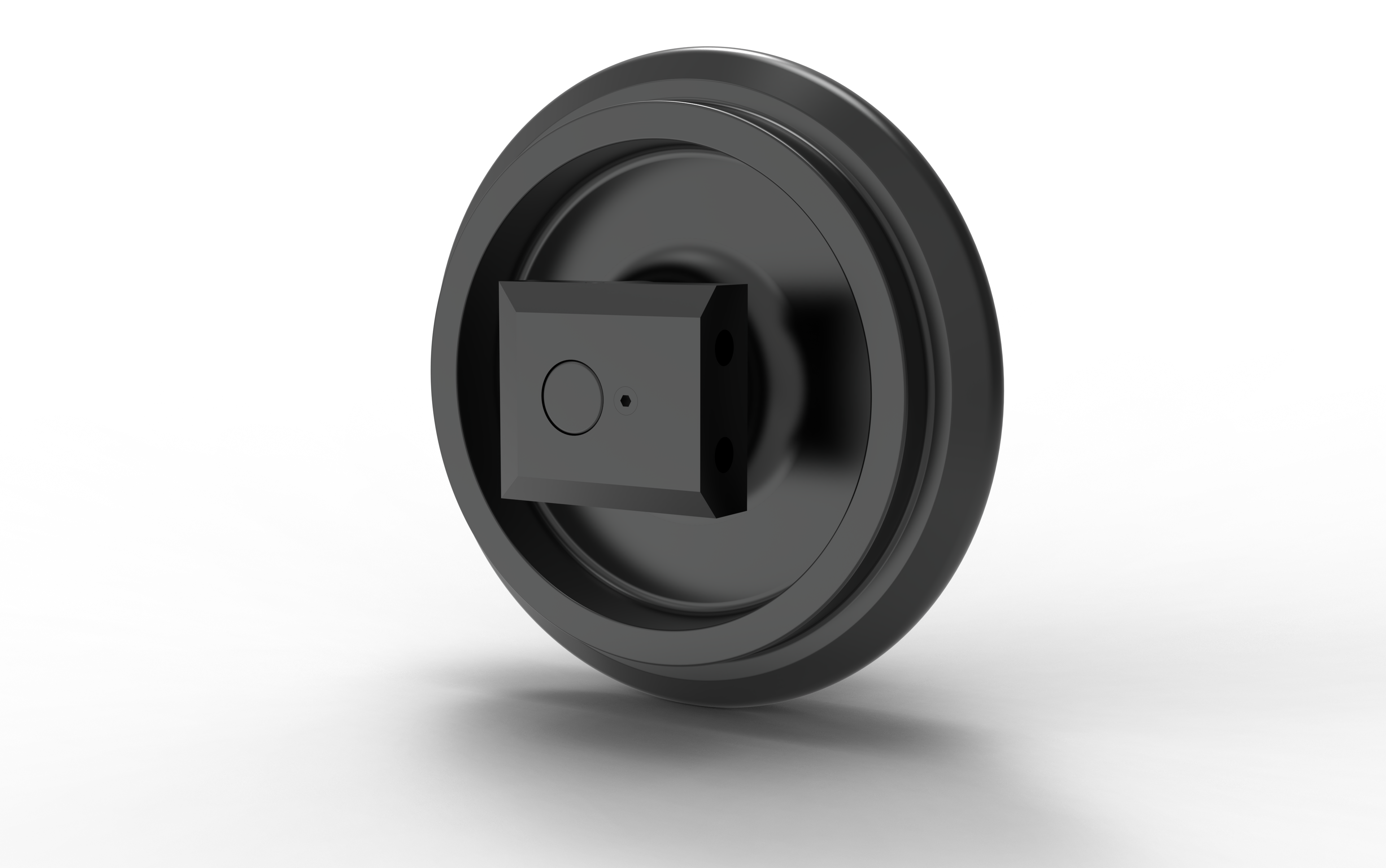 Leitrad mit Halter für Kubota KX36-2.