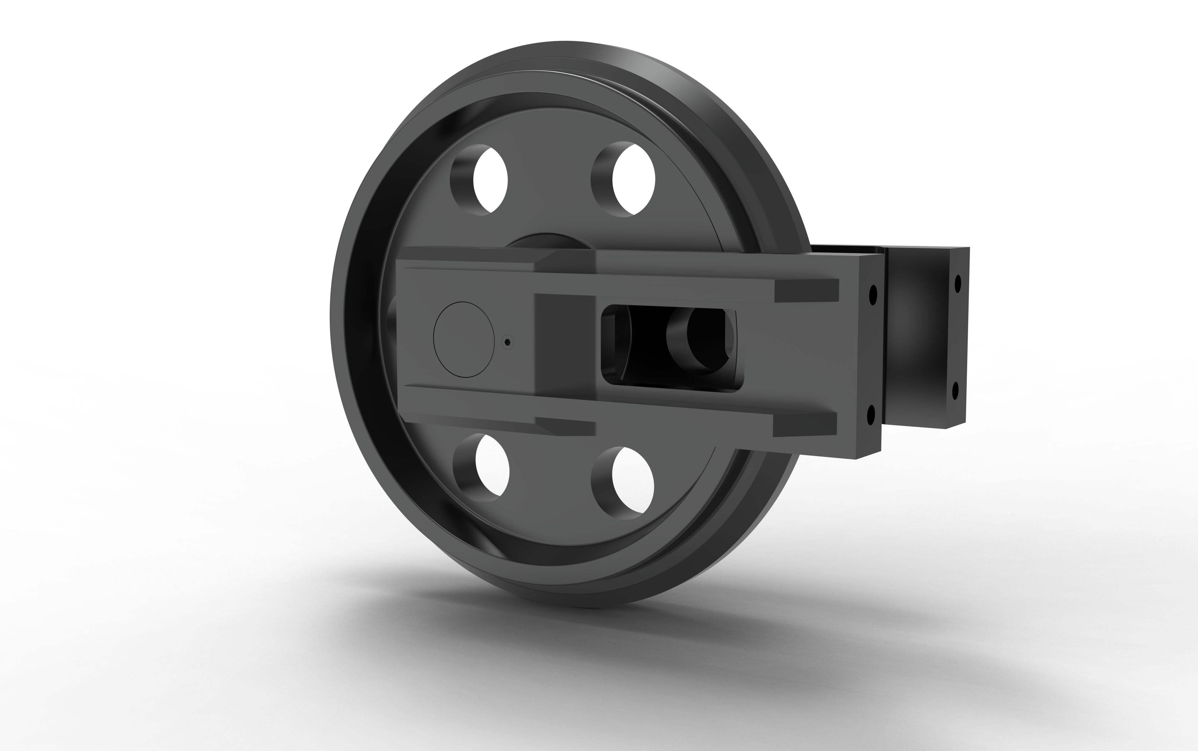 Leitrad mit Halter für Takeuchi TB045.