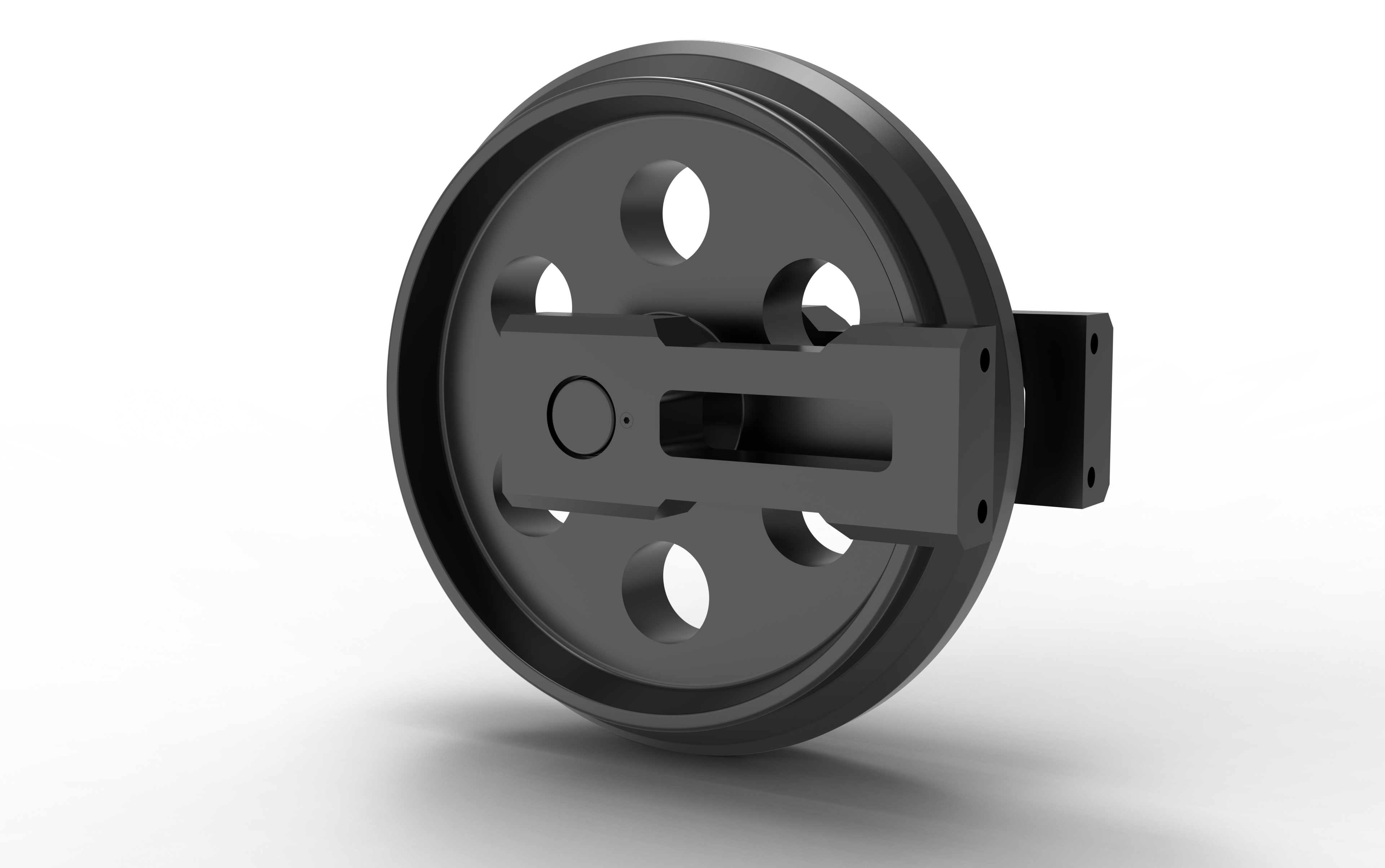 Leitrad mit Halter für Takeuchi TB070.